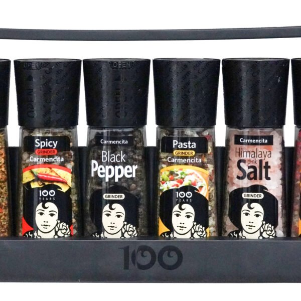 مجموعة 6 مطاحن توابل كارمنسيتا